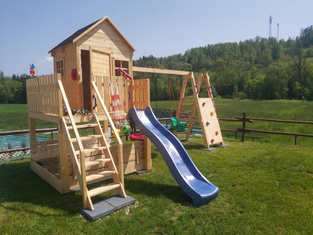 Domek Pod Hajdowka Jordanow Esterno foto