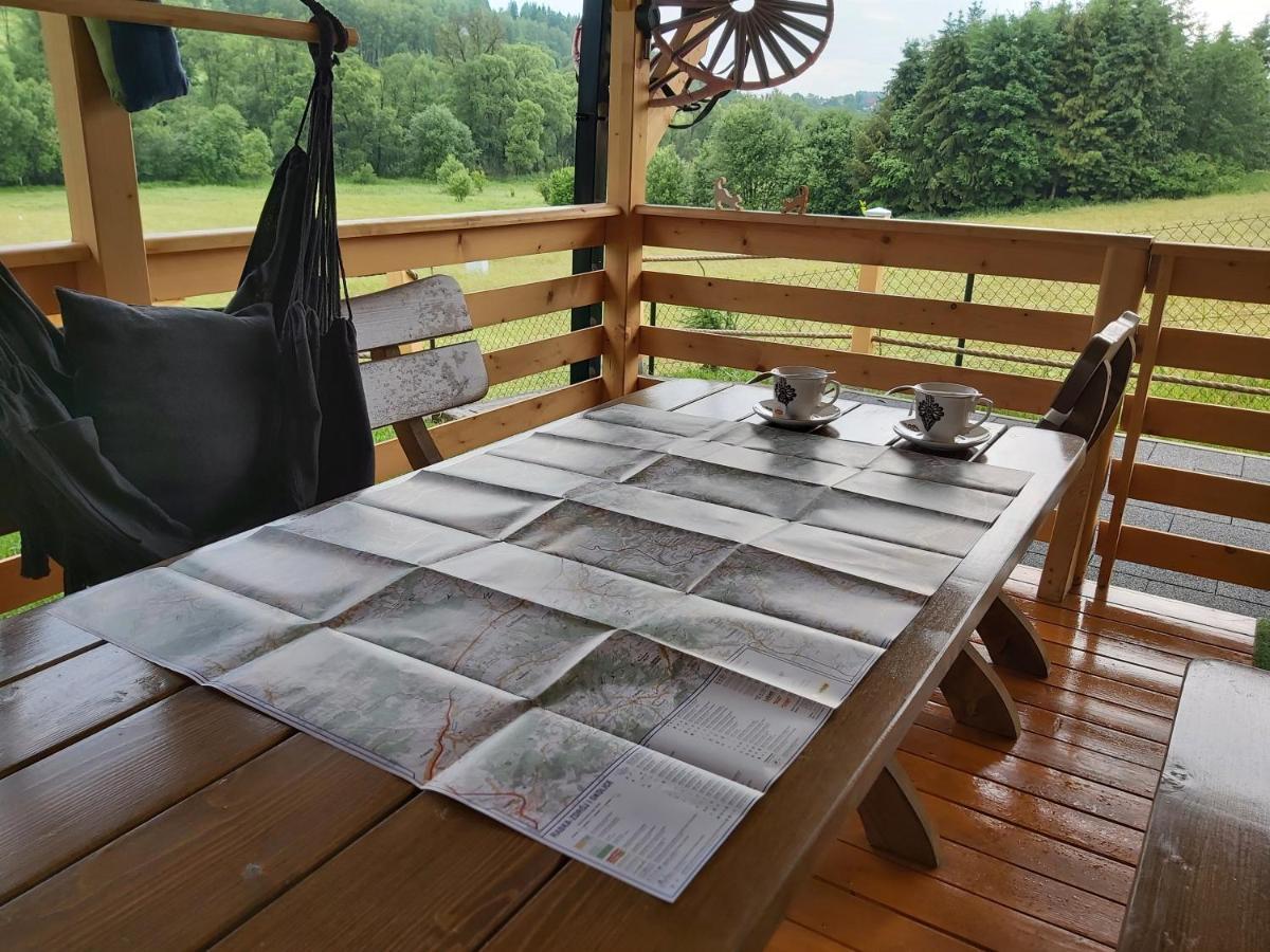 Domek Pod Hajdowka Jordanow Esterno foto