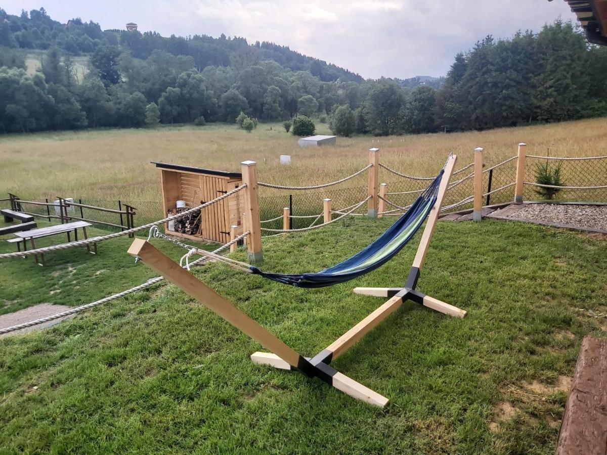 Domek Pod Hajdowka Jordanow Esterno foto