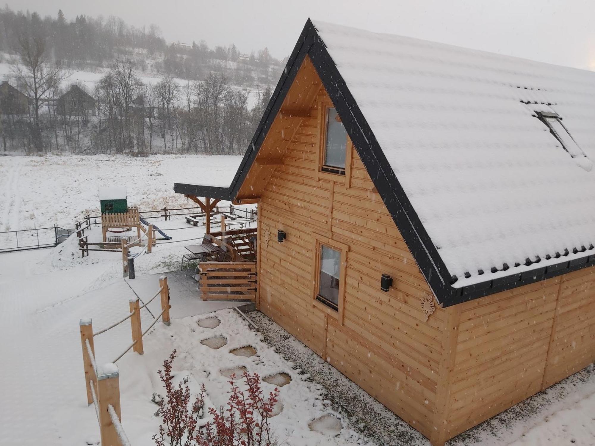 Domek Pod Hajdowka Jordanow Esterno foto