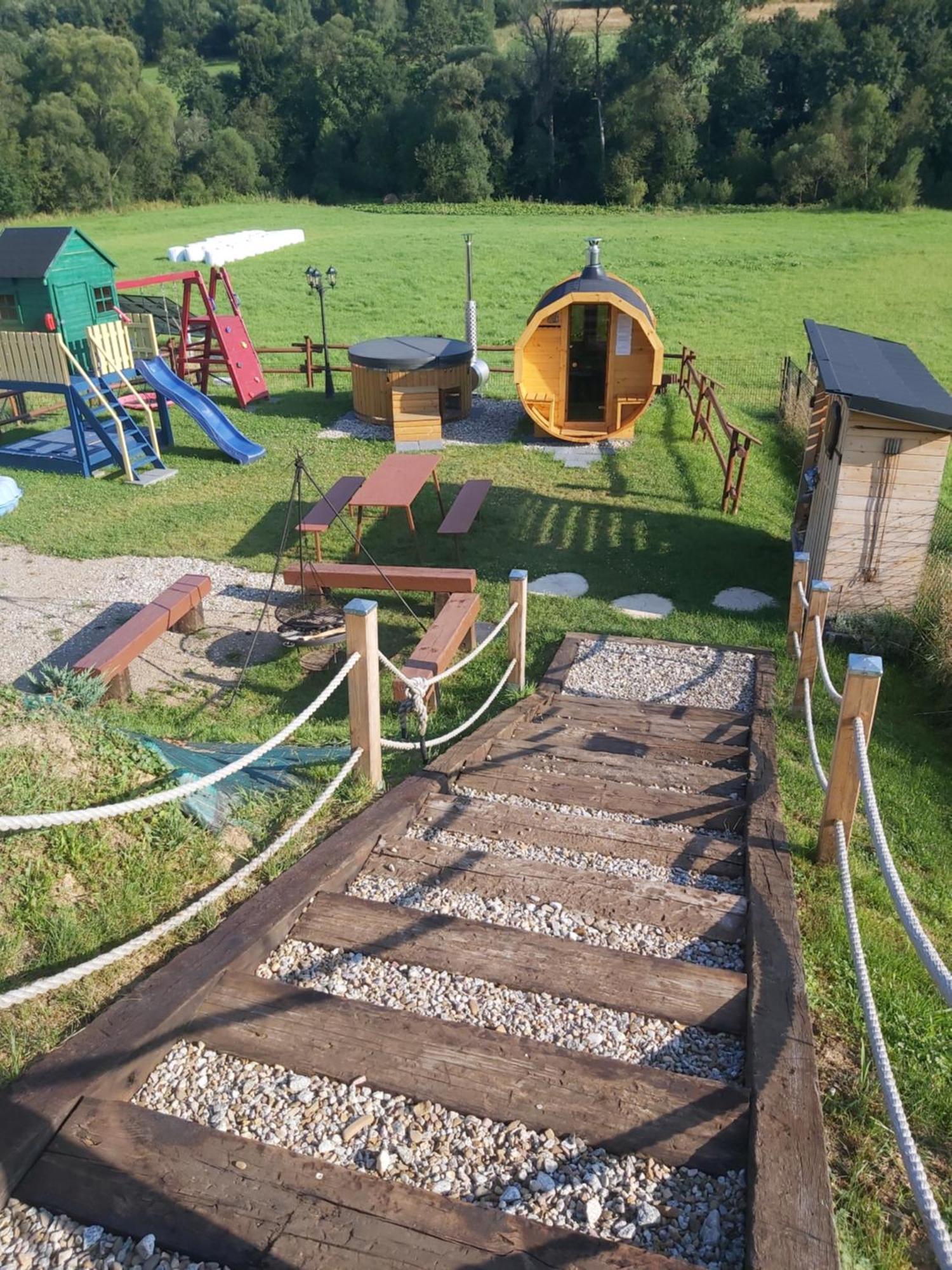 Domek Pod Hajdowka Jordanow Esterno foto