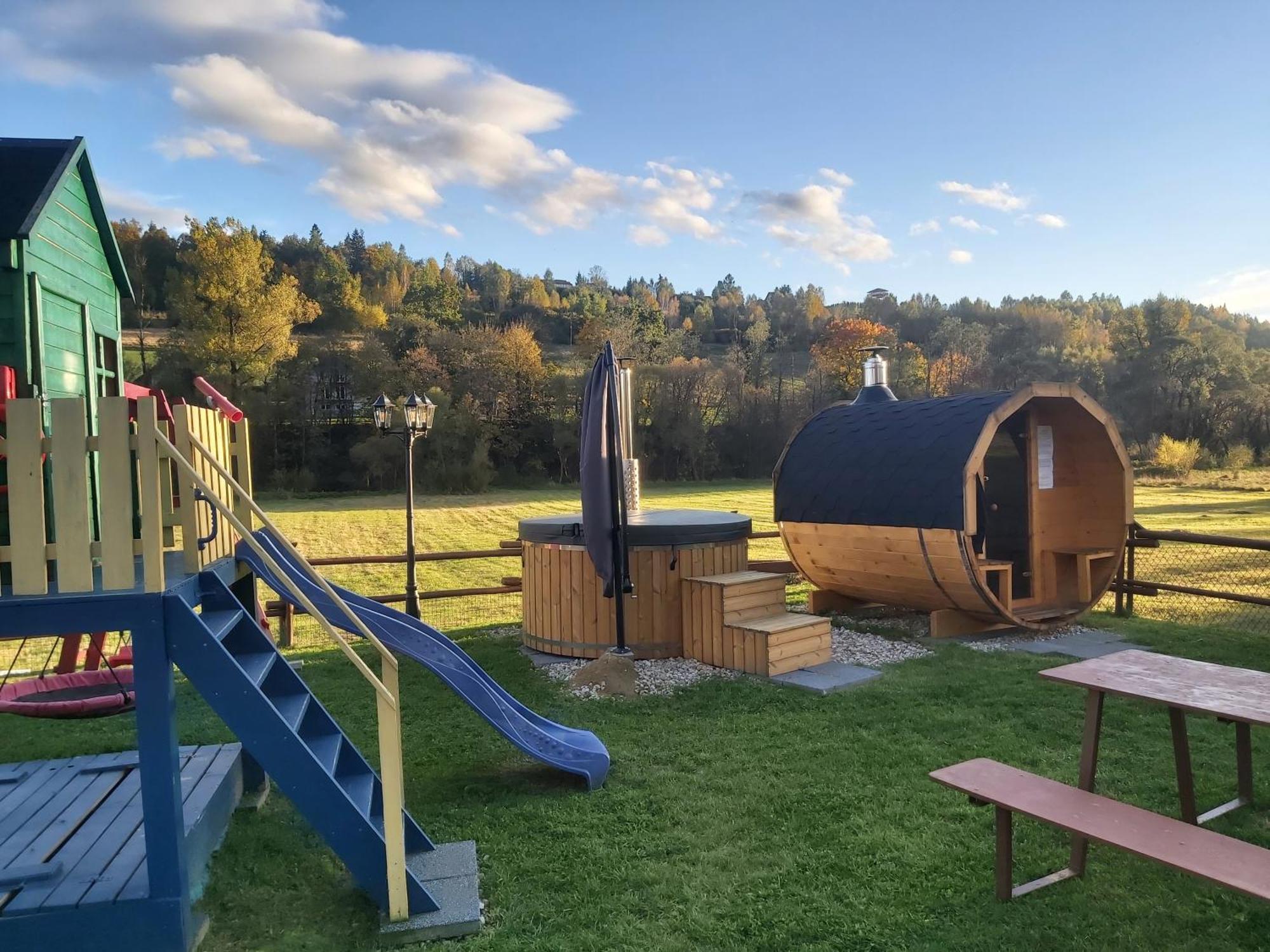 Domek Pod Hajdowka Jordanow Esterno foto