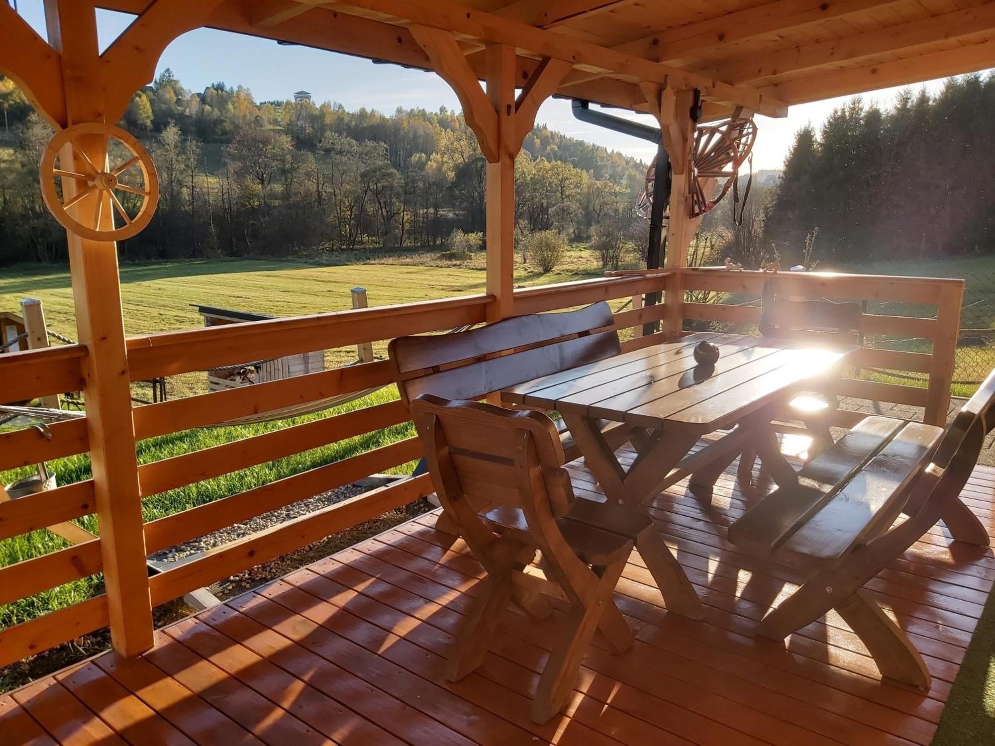 Domek Pod Hajdowka Jordanow Esterno foto