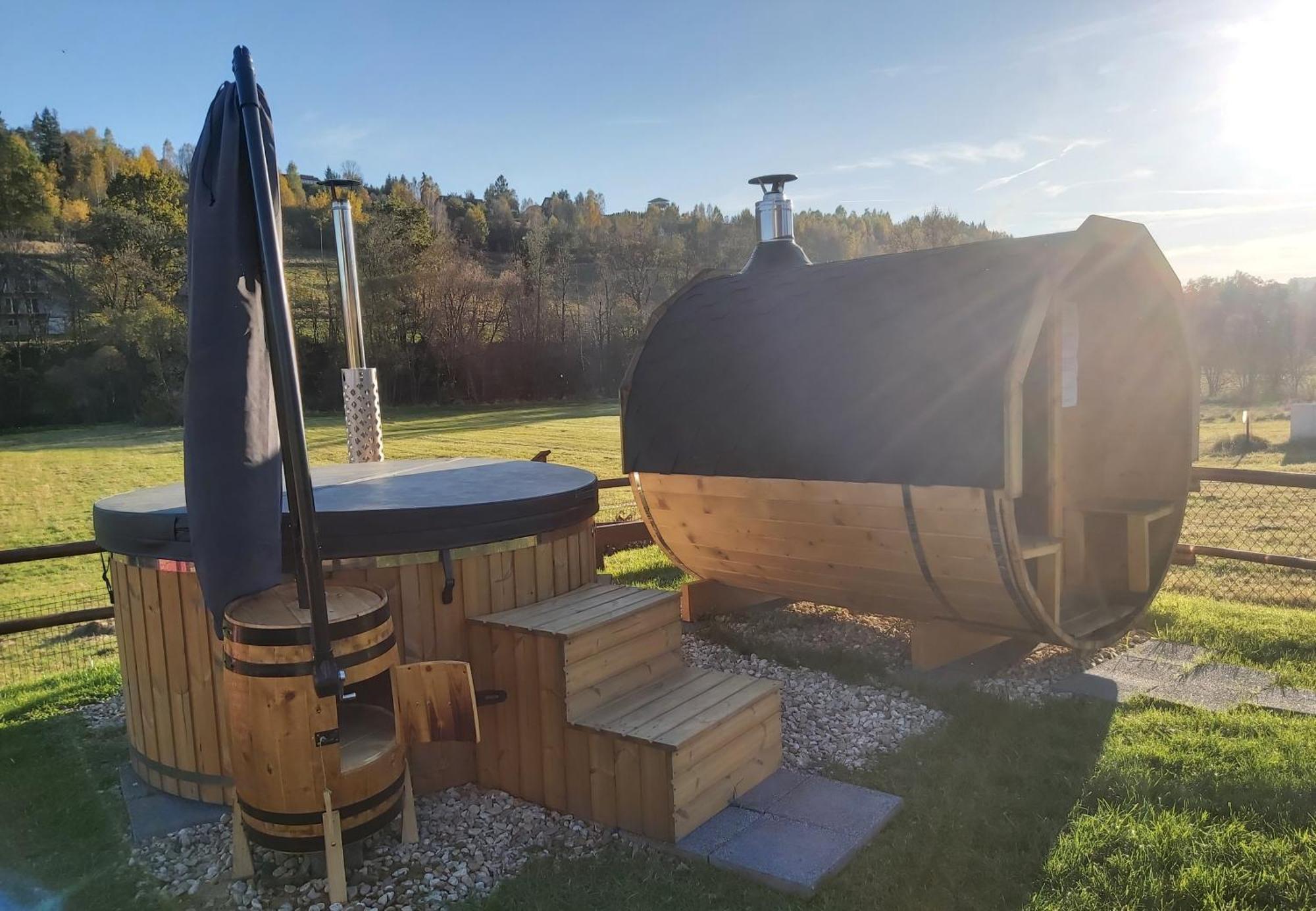 Domek Pod Hajdowka Jordanow Esterno foto