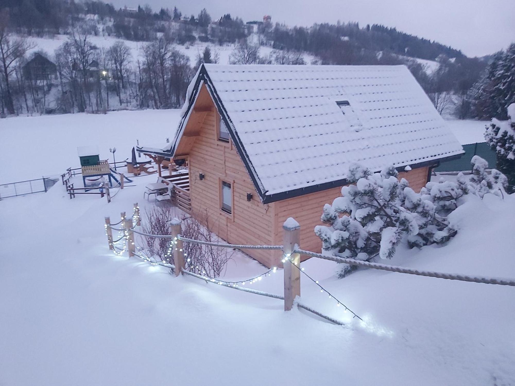 Domek Pod Hajdowka Jordanow Esterno foto